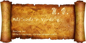 Móczár Virág névjegykártya